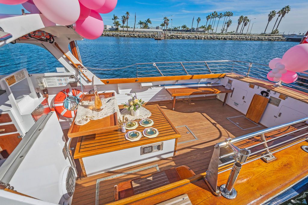 Alexandria classic wood boat